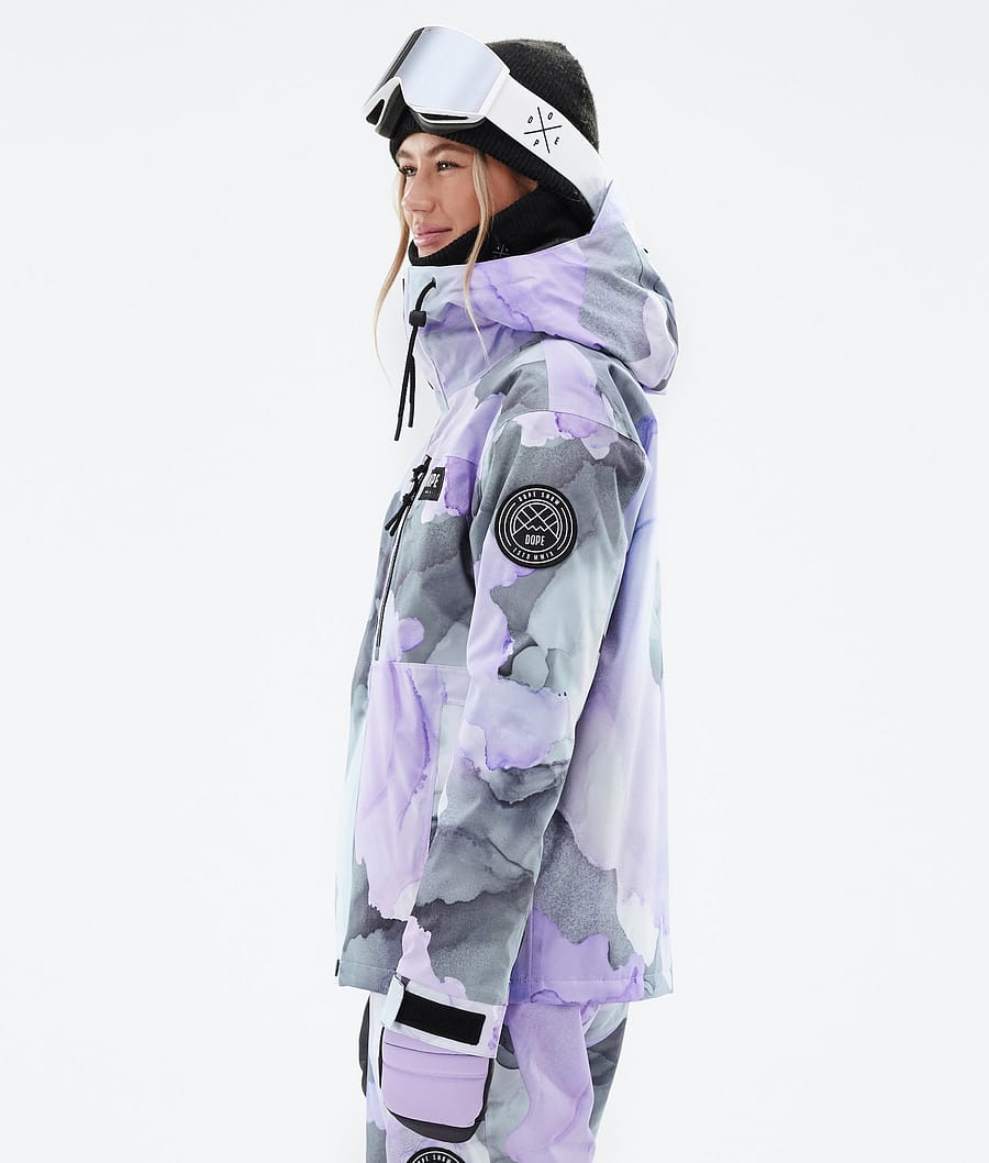 Dope Blizzard W Full Zip Snowboardjacke Damen Lila | 691-ANVHWR