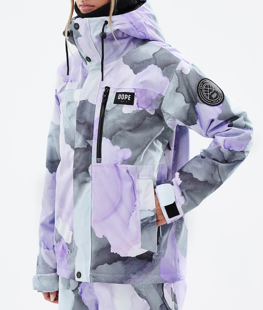 Dope Blizzard W Full Zip Snowboardjacke Damen Lila | 691-ANVHWR