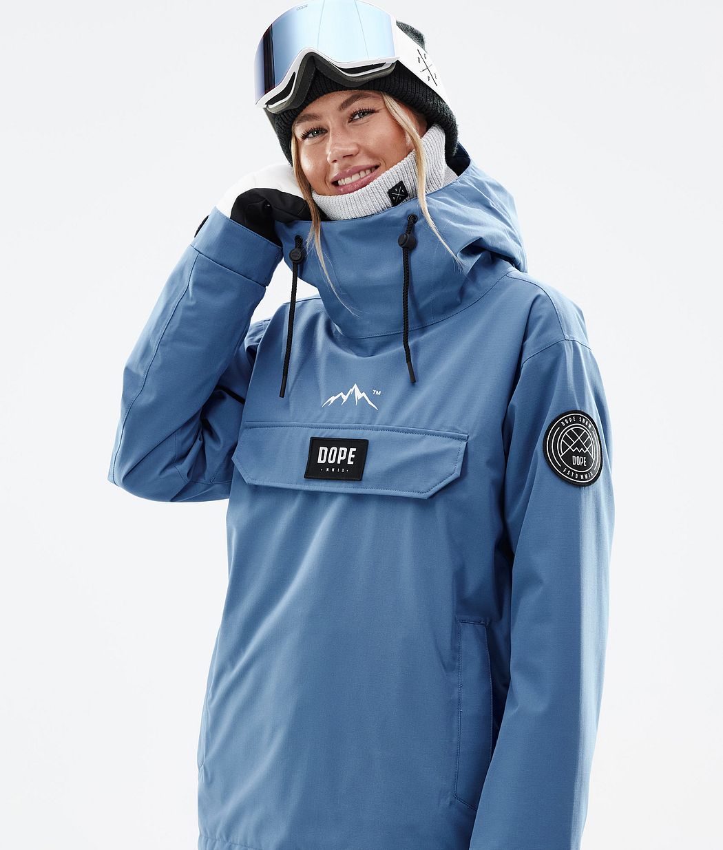 Dope Blizzard W Snowboardjacke Damen Blau Grau | 704-RPKGOU