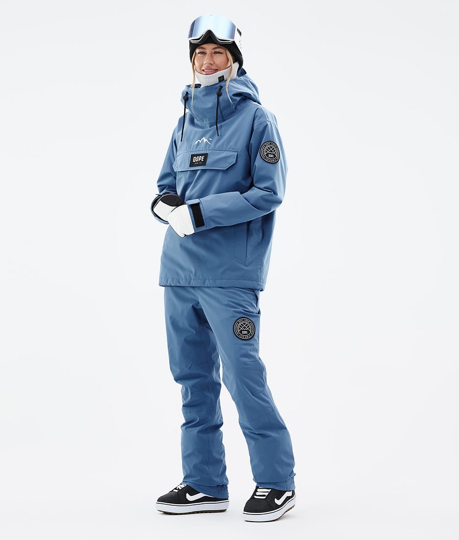 Dope Blizzard W Snowboardjacke Damen Blau Grau | 704-RPKGOU