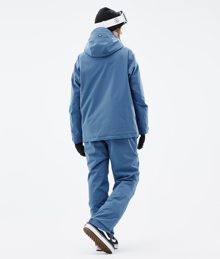 Dope Blizzard W Snowboardjacke Damen Blau Grau | 704-RPKGOU