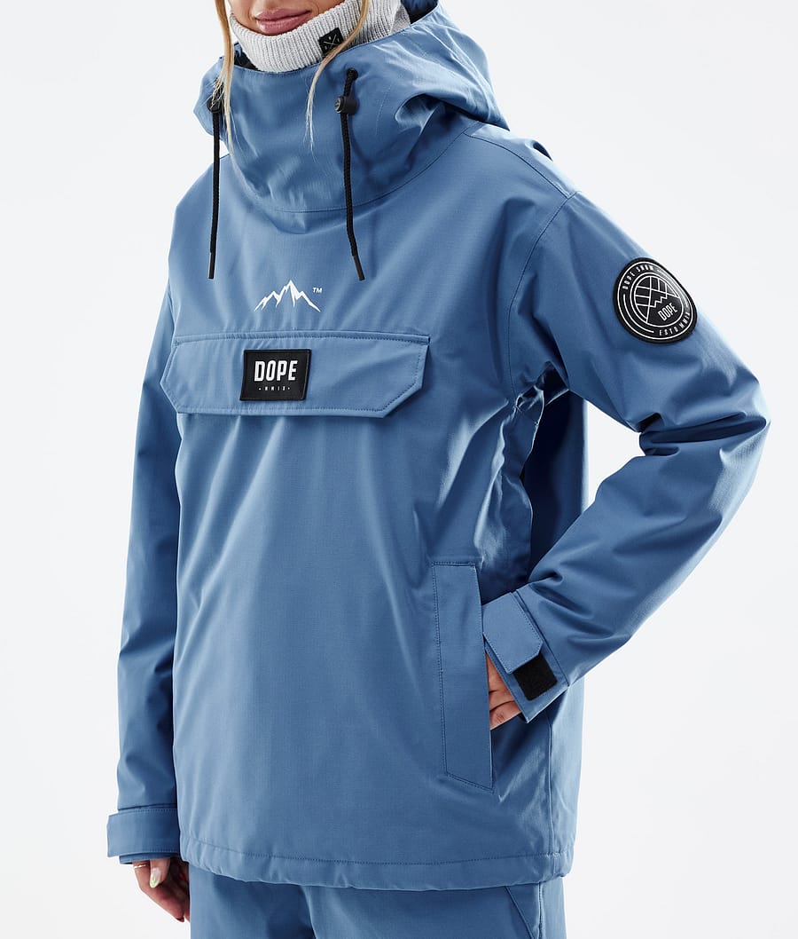 Dope Blizzard W Snowboardjacke Damen Blau Grau | 704-RPKGOU