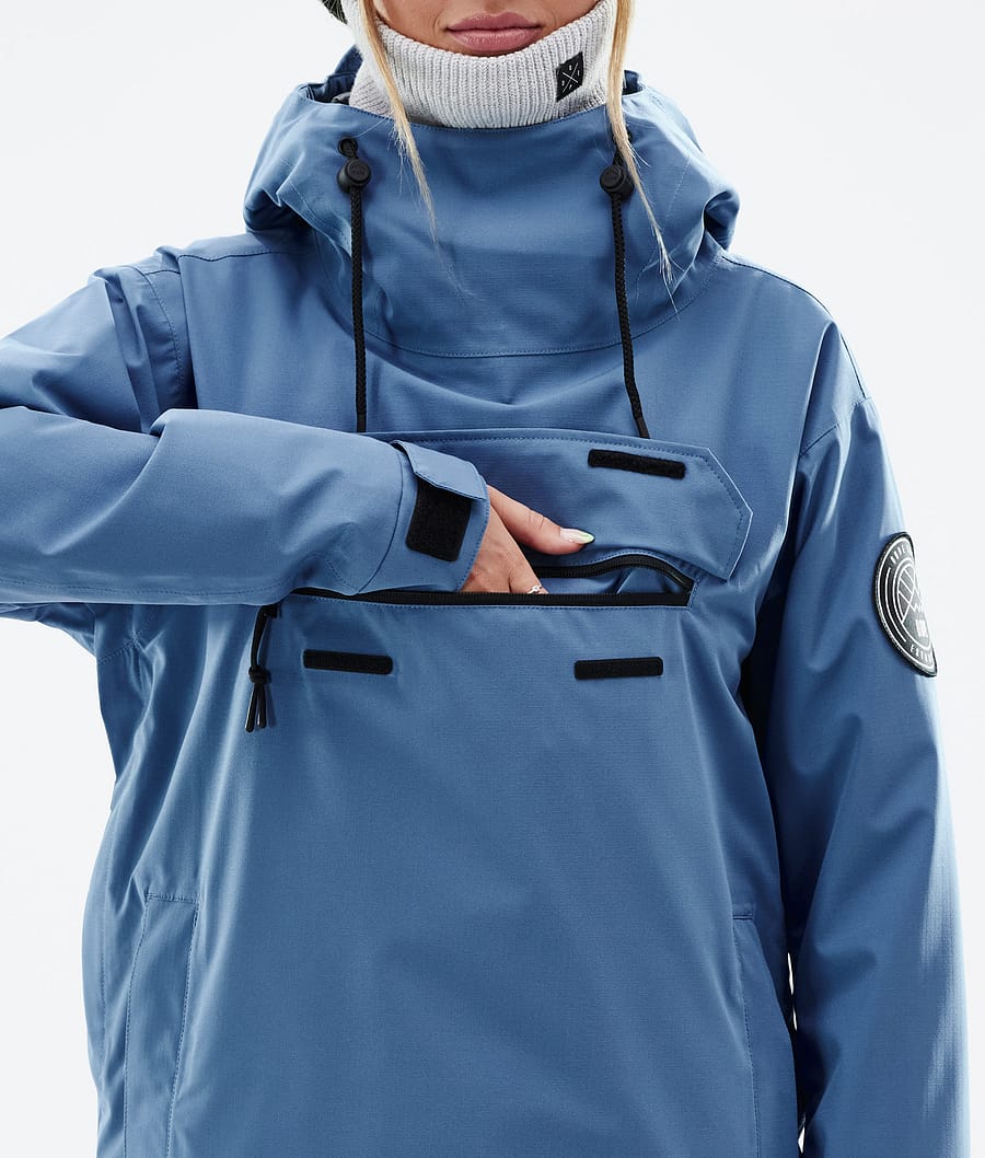 Dope Blizzard W Snowboardjacke Damen Blau Grau | 704-RPKGOU