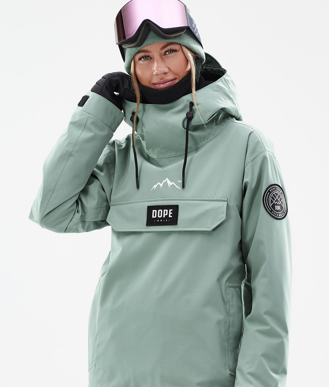 Dope Blizzard W Snowboardjacke Damen Grün | 257-YZHLUT