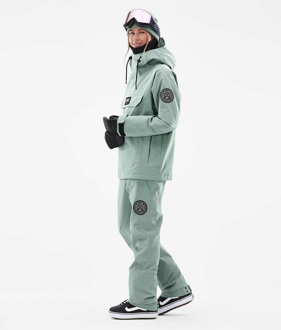 Dope Blizzard W Snowboardjacke Damen Grün | 257-YZHLUT