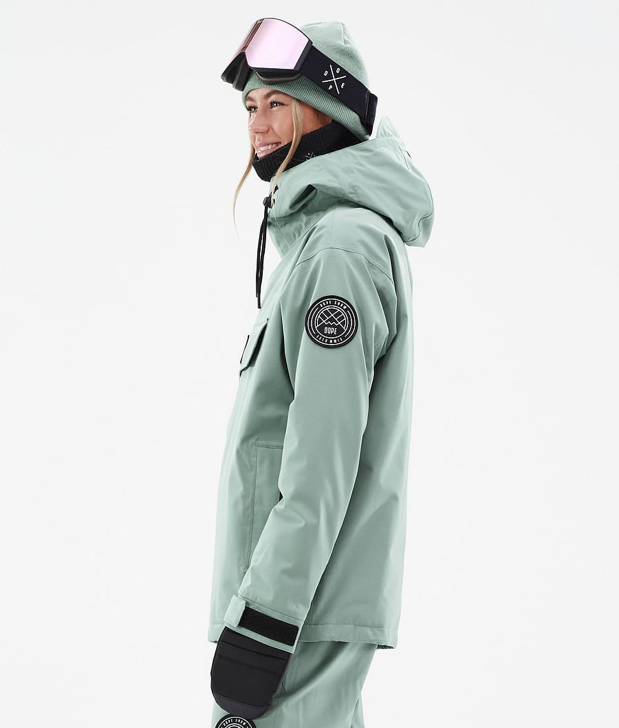 Dope Blizzard W Snowboardjacke Damen Grün | 257-YZHLUT