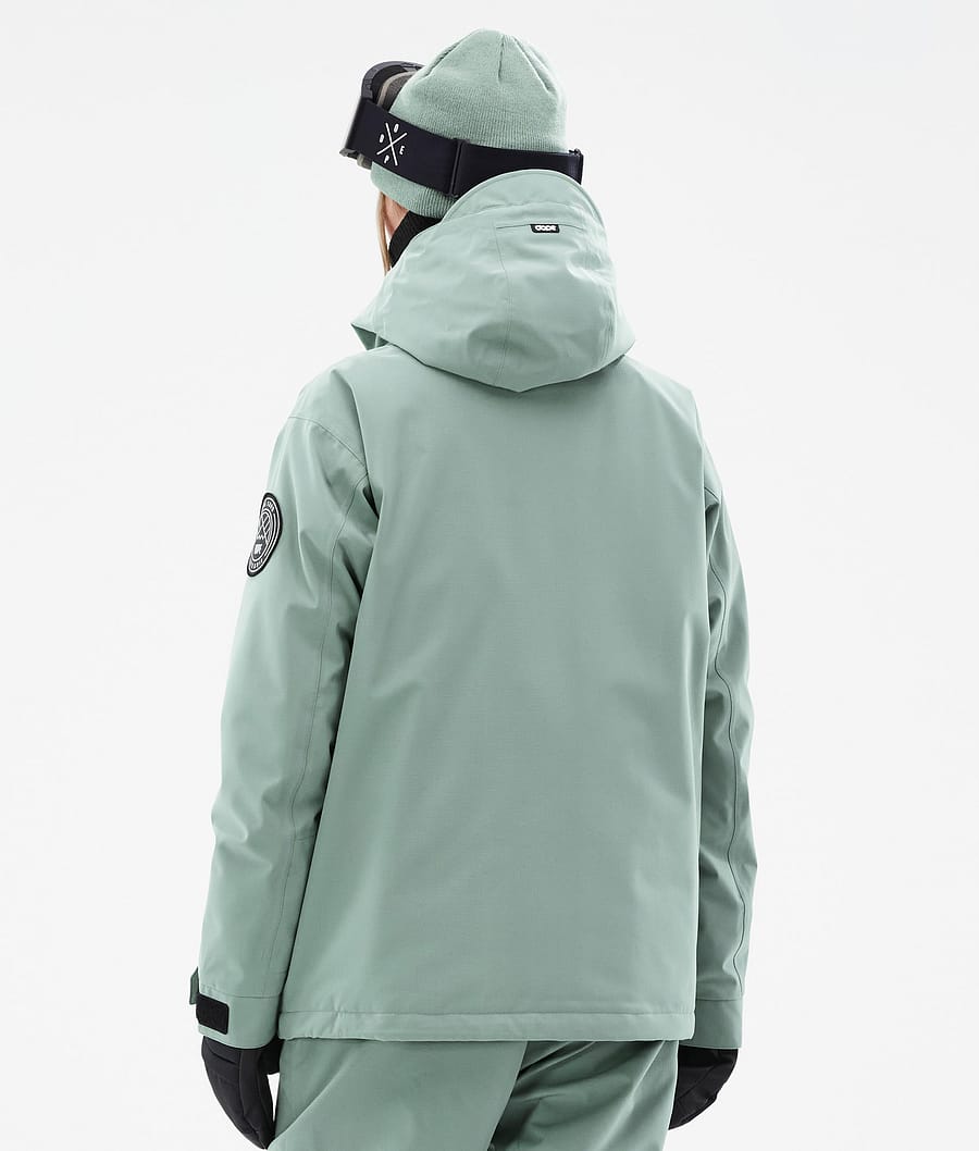 Dope Blizzard W Snowboardjacke Damen Grün | 257-YZHLUT