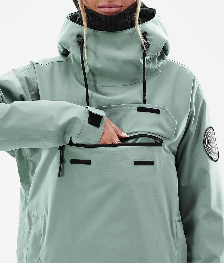 Dope Blizzard W Snowboardjacke Damen Grün | 257-YZHLUT