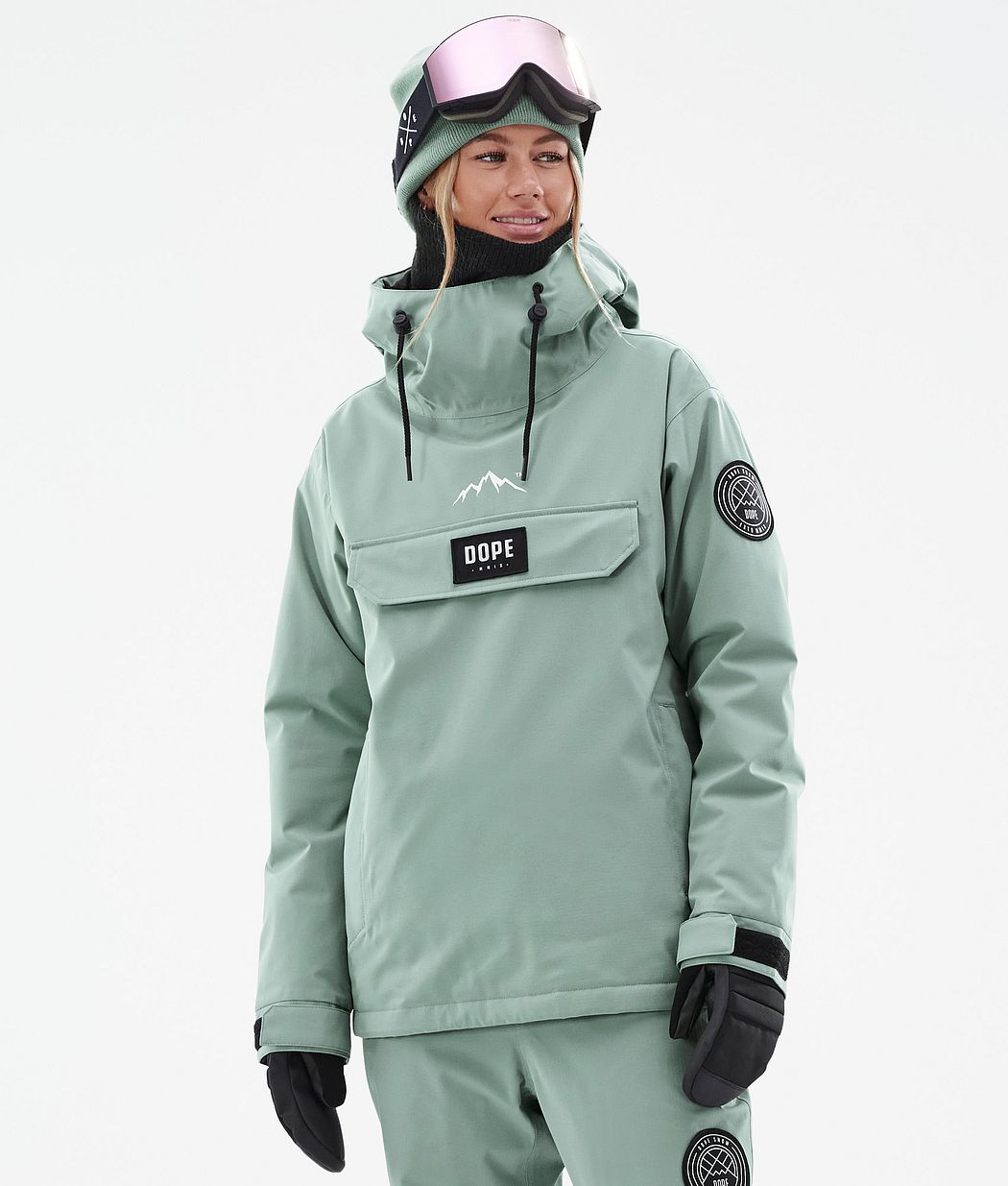 Dope Blizzard W Snowboardjacke Damen Grün | 257-YZHLUT