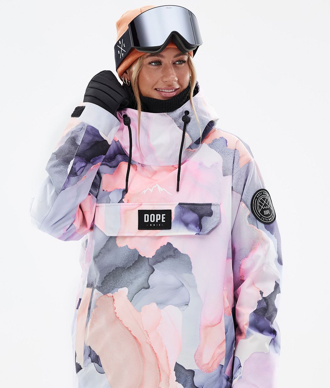 Dope Blizzard W Snowboardjacke Damen Mehrfarbig Rosa | 593-VWRGDF