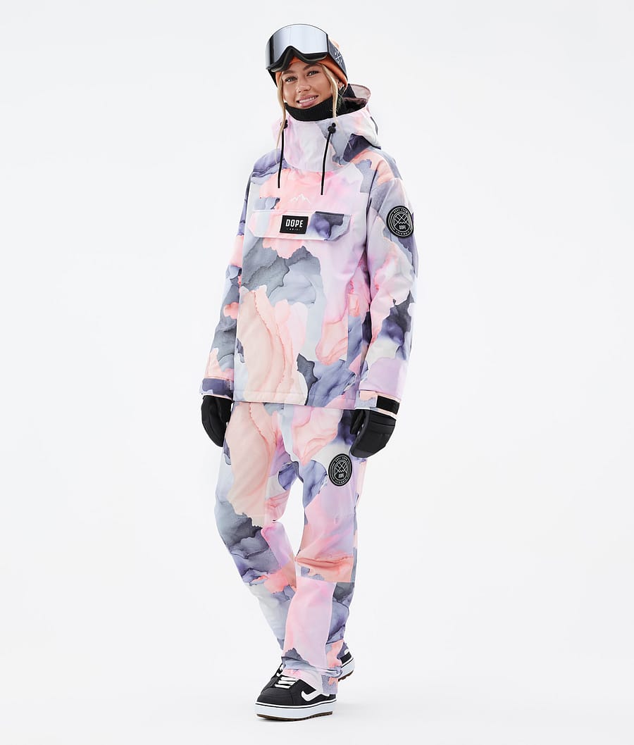 Dope Blizzard W Snowboardjacke Damen Mehrfarbig Rosa | 593-VWRGDF