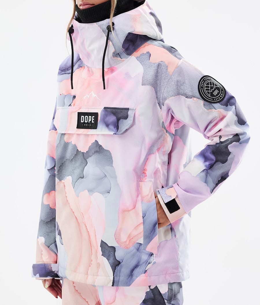 Dope Blizzard W Snowboardjacke Damen Mehrfarbig Rosa | 593-VWRGDF