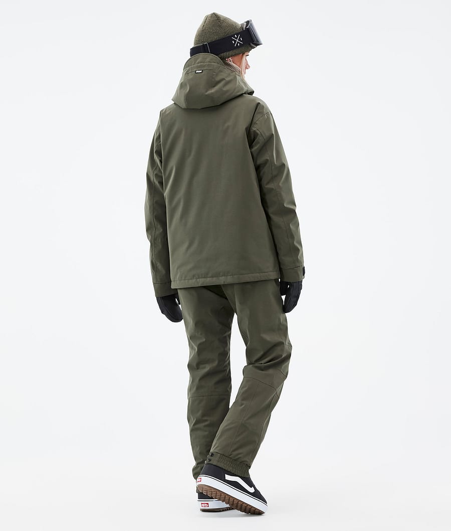 Dope Blizzard W Snowboardjacke Damen Olivgrün Grün | 852-ZOSVPY