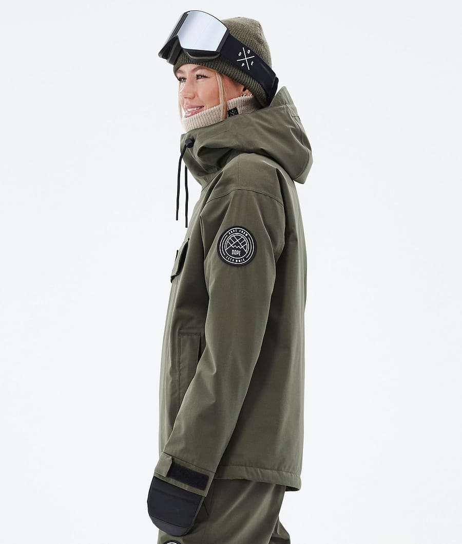 Dope Blizzard W Snowboardjacke Damen Olivgrün Grün | 852-ZOSVPY