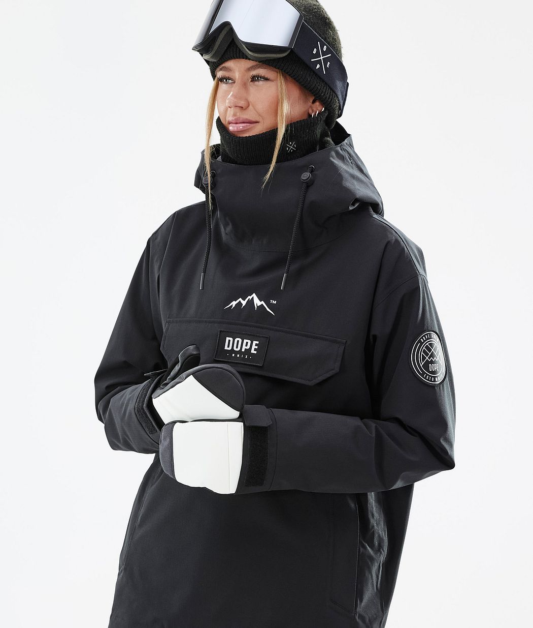 Dope Blizzard W Snowboardjacke Damen Schwarz | 410-VXKATM