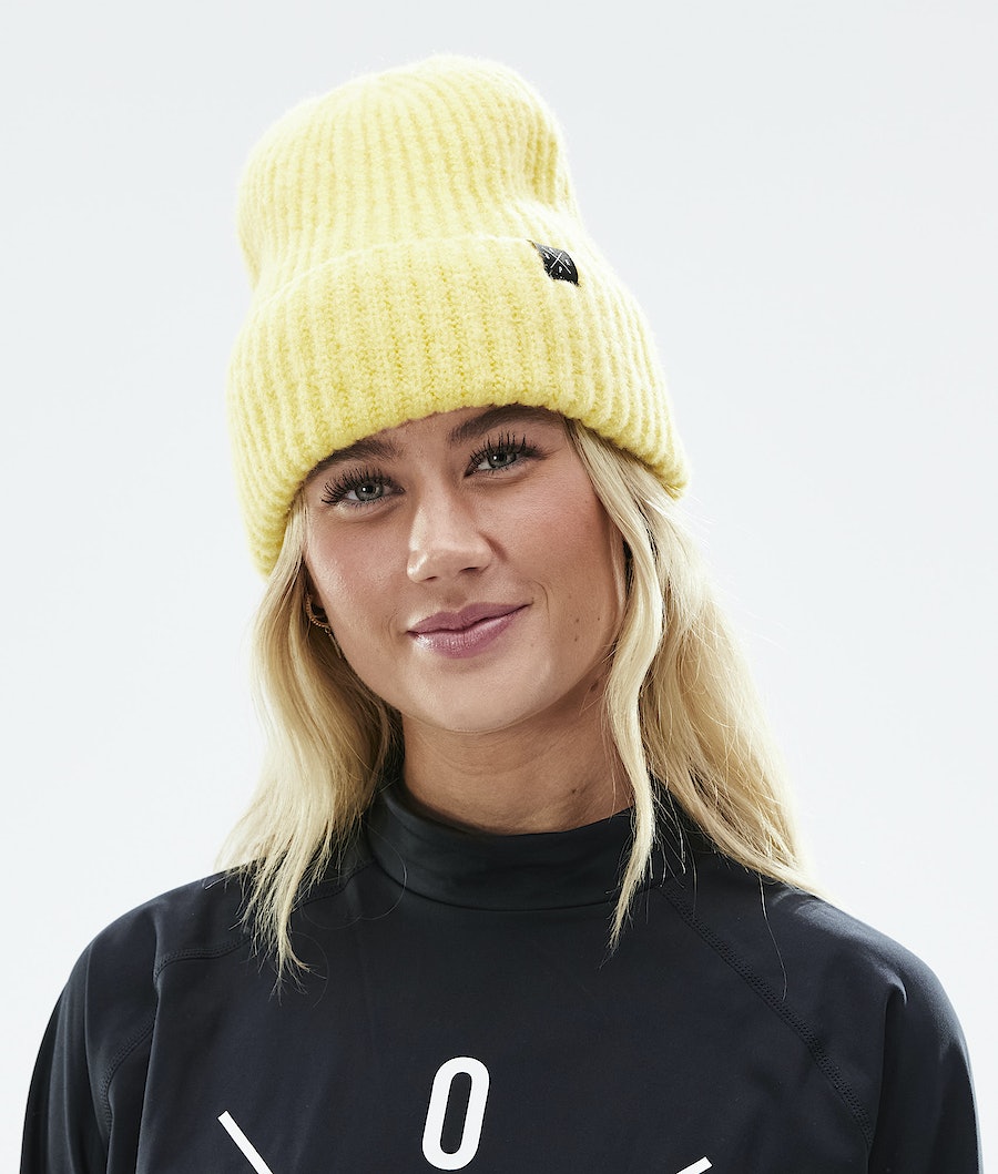 Dope Chunky Mütze Damen Gelb | 187-VJTSLA
