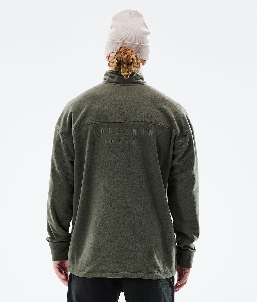 Dope Comfy Fleecepullover Herren Olivgrün Grün | 874-KRLSHF