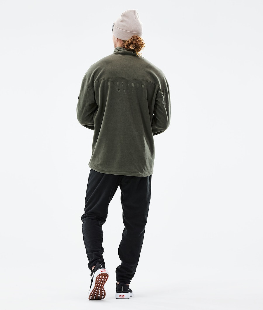 Dope Comfy Fleecepullover Herren Olivgrün Grün | 874-KRLSHF