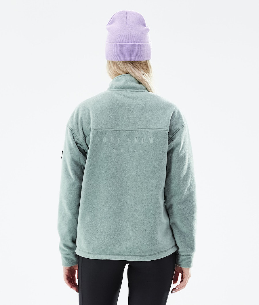 Dope Comfy W Fleecepullover Damen Grün | 972-OFIACL