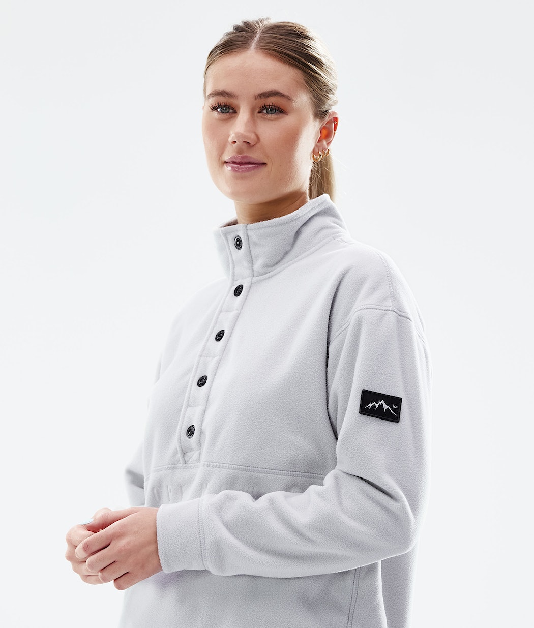 Dope Comfy W Fleecepullover Damen Hellgrau | 638-KYUMEV