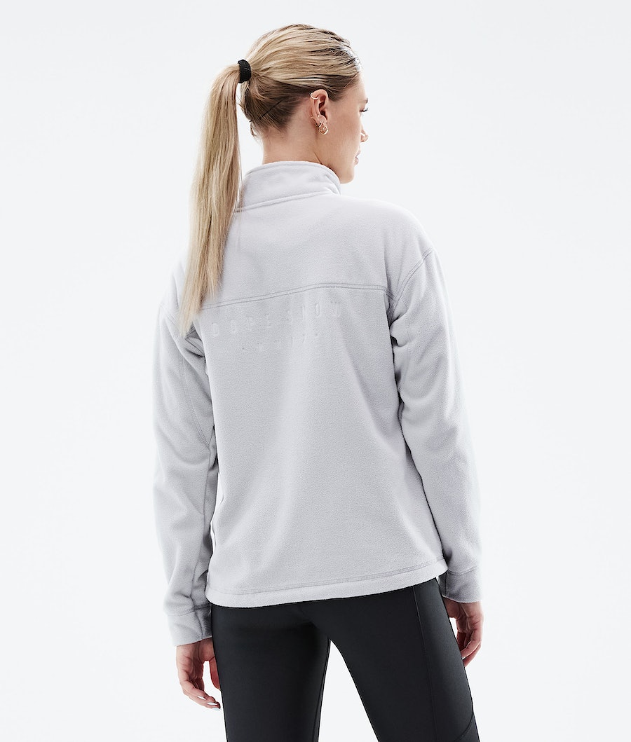 Dope Comfy W Fleecepullover Damen Hellgrau | 638-KYUMEV