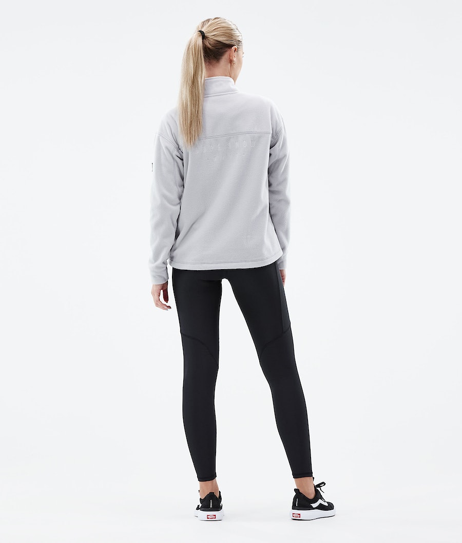 Dope Comfy W Fleecepullover Damen Hellgrau | 638-KYUMEV