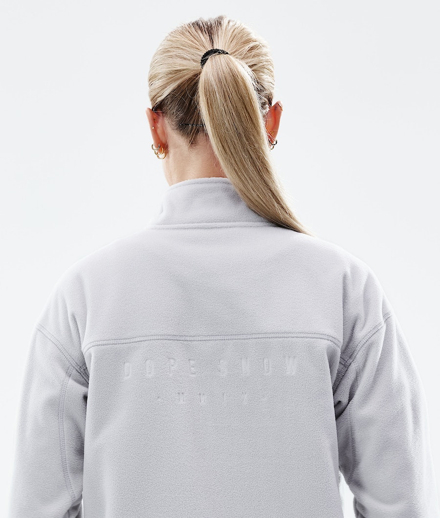 Dope Comfy W Fleecepullover Damen Hellgrau | 638-KYUMEV