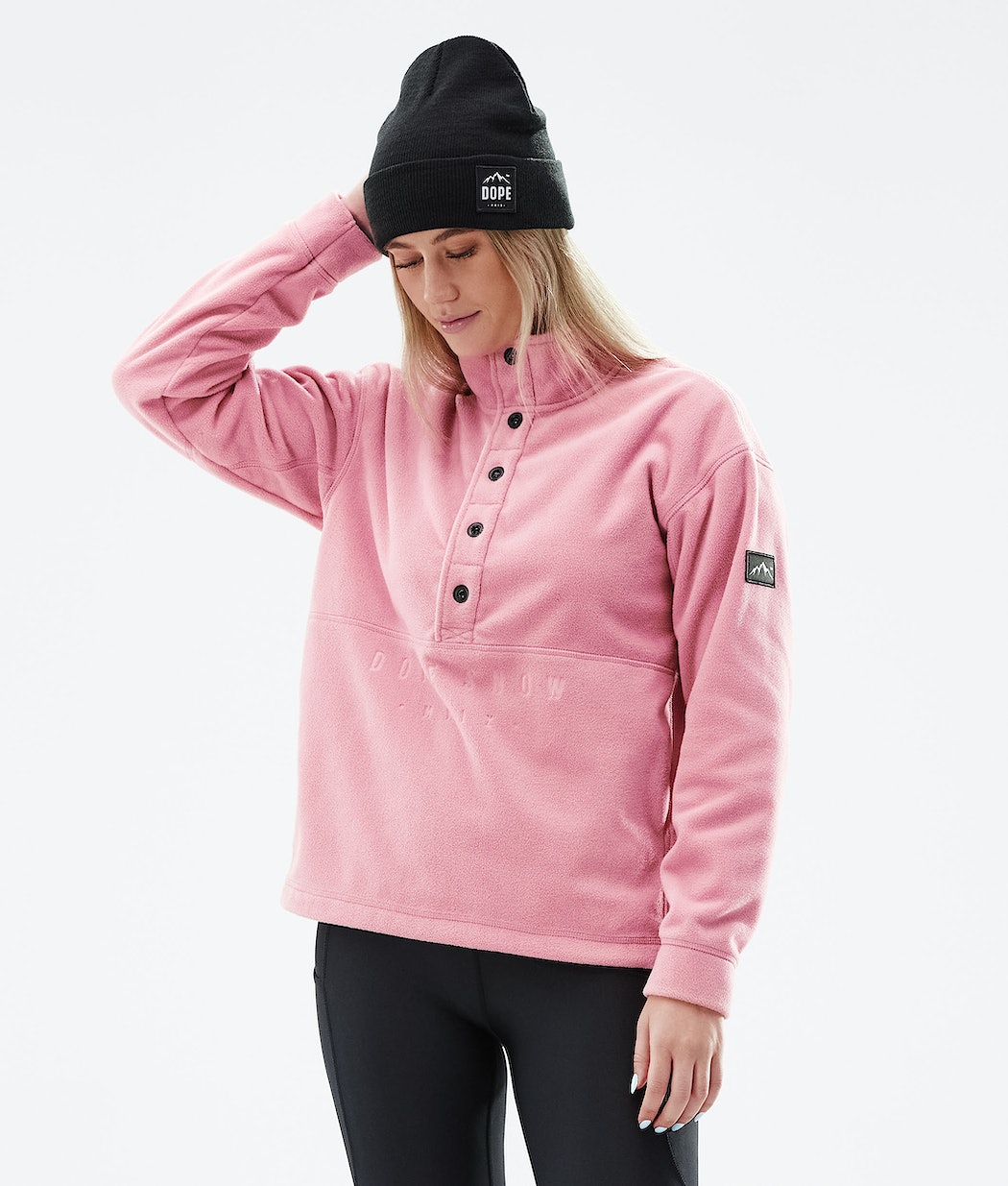 Dope Comfy W Fleecepullover Damen Rosa | 276-PDVMYX