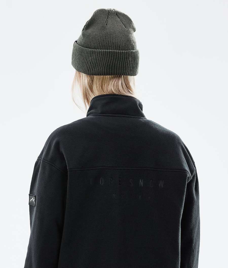 Dope Comfy W Fleecepullover Damen Schwarz | 837-WYTJSI