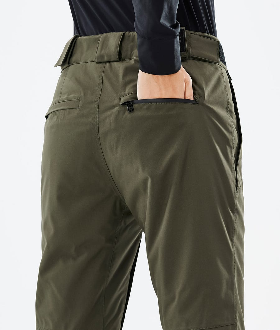 Dope Con W Snowboardhosen Damen Olivgrün Grün | 908-AUWNJX