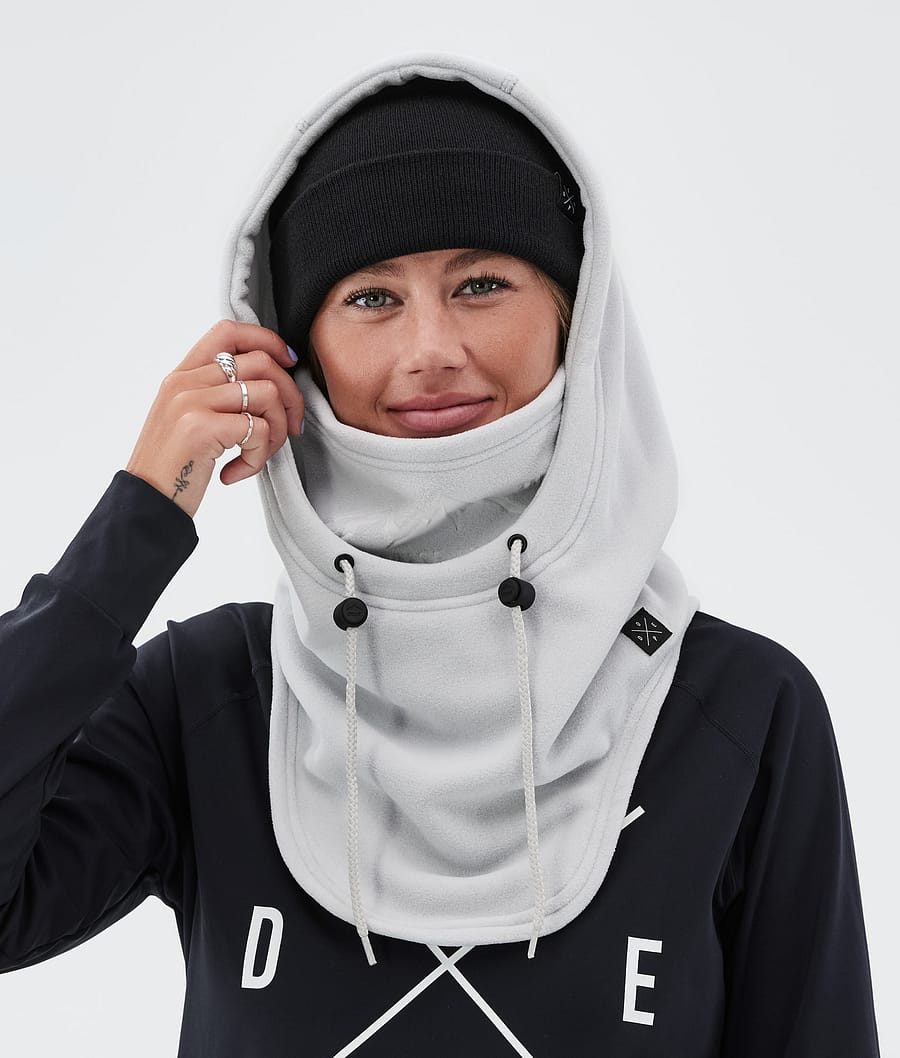 Dope Cozy Hood II Skimasken Damen Hellgrau | 016-WAGTZJ