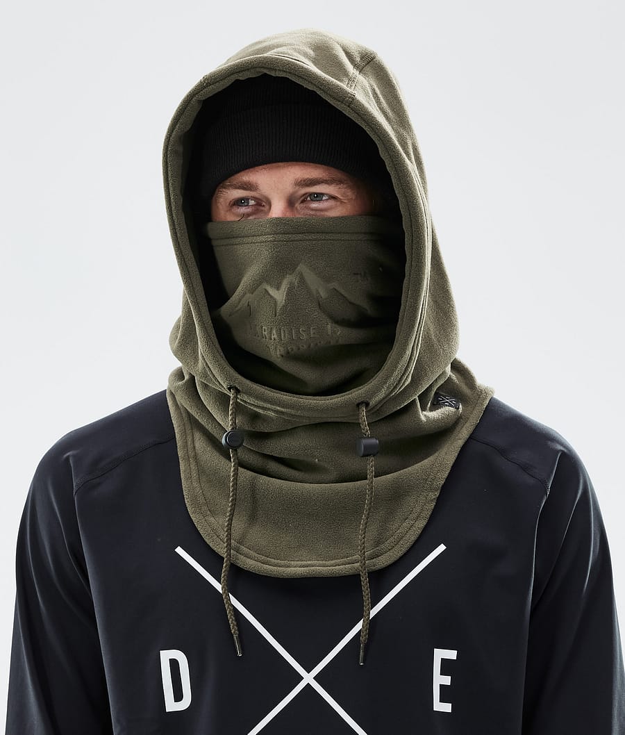 Dope Cozy Hood II Skimasken Damen Olivgrün Grün | 820-MQBACG