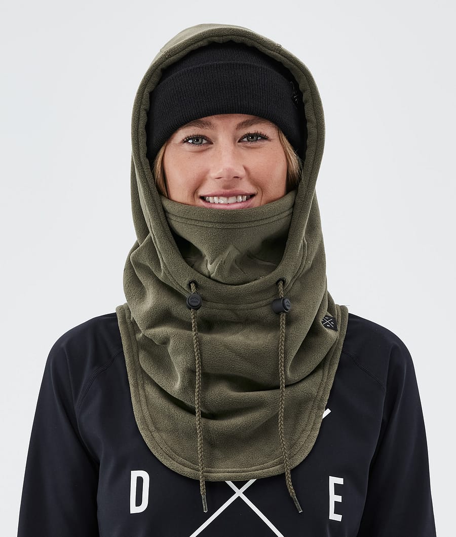 Dope Cozy Hood II Skimasken Damen Olivgrün Grün | 820-MQBACG