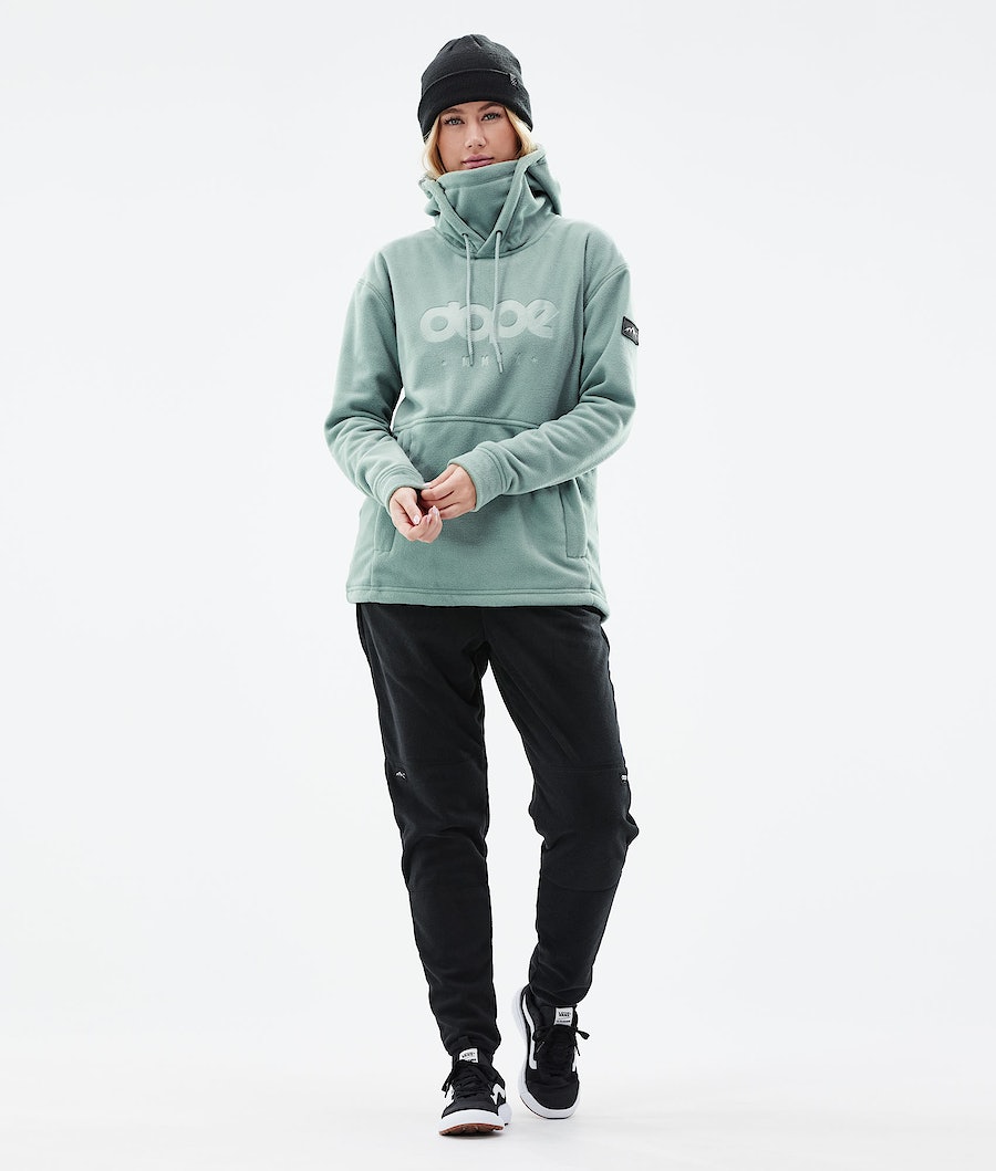 Dope Cozy II W Hoodie Damen Grün | 592-NIGJTE