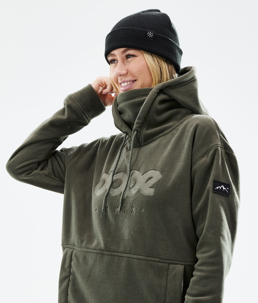 Dope Cozy II W Hoodie Damen Olivgrün Grün | 570-LPGMRT