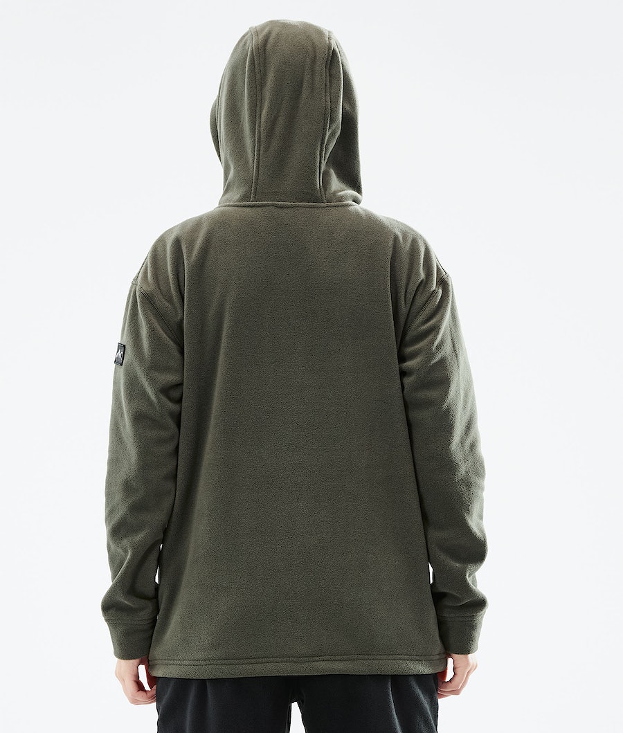 Dope Cozy II W Hoodie Damen Olivgrün Grün | 570-LPGMRT