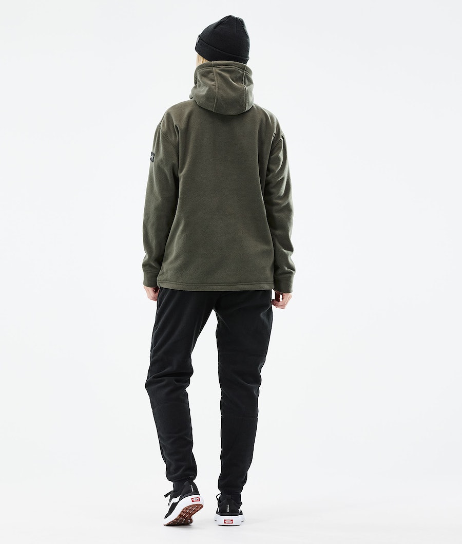 Dope Cozy II W Hoodie Damen Olivgrün Grün | 570-LPGMRT