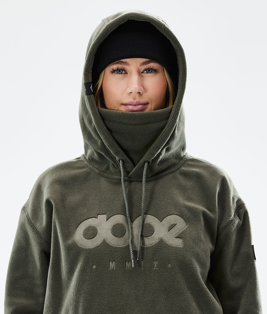 Dope Cozy II W Hoodie Damen Olivgrün Grün | 570-LPGMRT