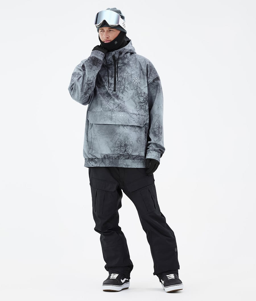 Dope Cyclone Snowboardjacke Herren Grau Blau Schwarz | 032-QJPIOF