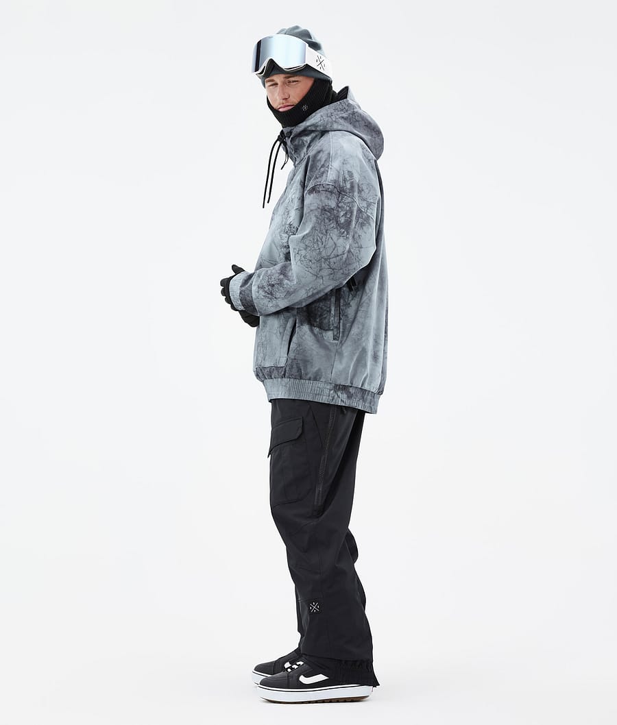 Dope Cyclone Snowboardjacke Herren Grau Blau Schwarz | 032-QJPIOF