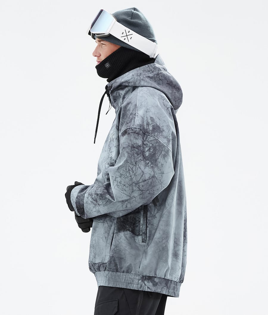 Dope Cyclone Snowboardjacke Herren Grau Blau Schwarz | 032-QJPIOF