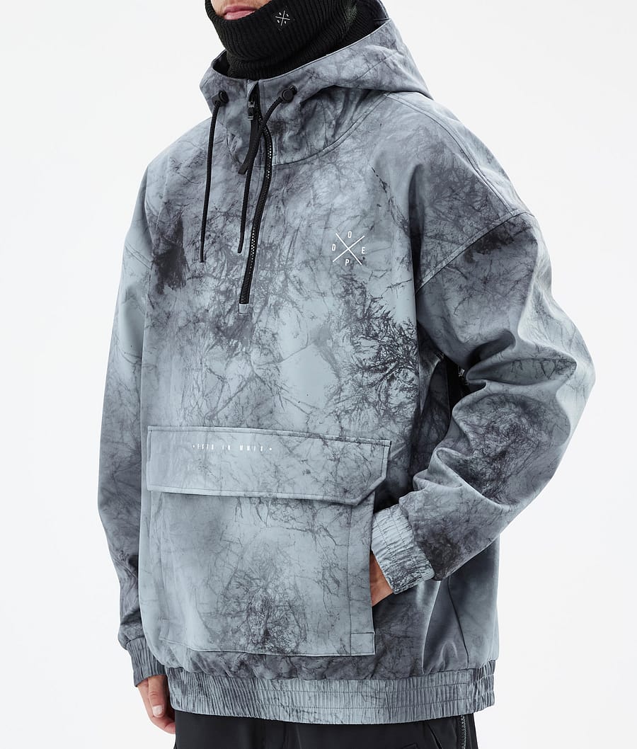 Dope Cyclone Snowboardjacke Herren Grau Blau Schwarz | 032-QJPIOF