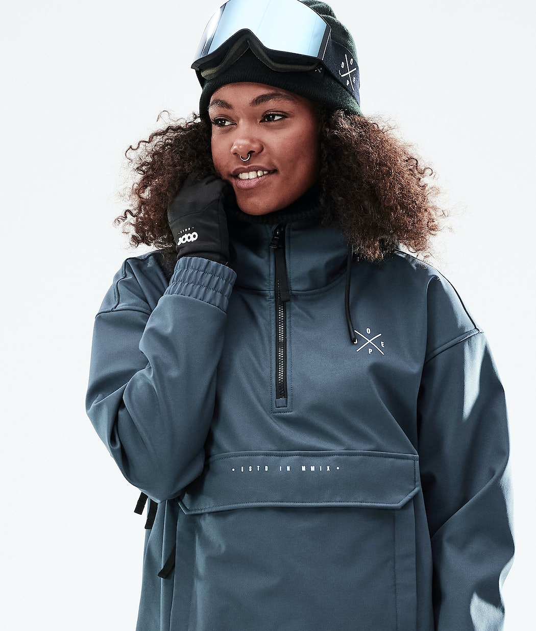 Dope Cyclone W 2021 Snowboardjacke Damen Blau | 217-EXMIBH
