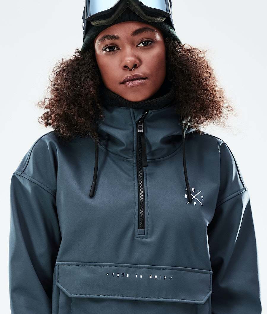 Dope Cyclone W 2021 Snowboardjacke Damen Blau | 217-EXMIBH