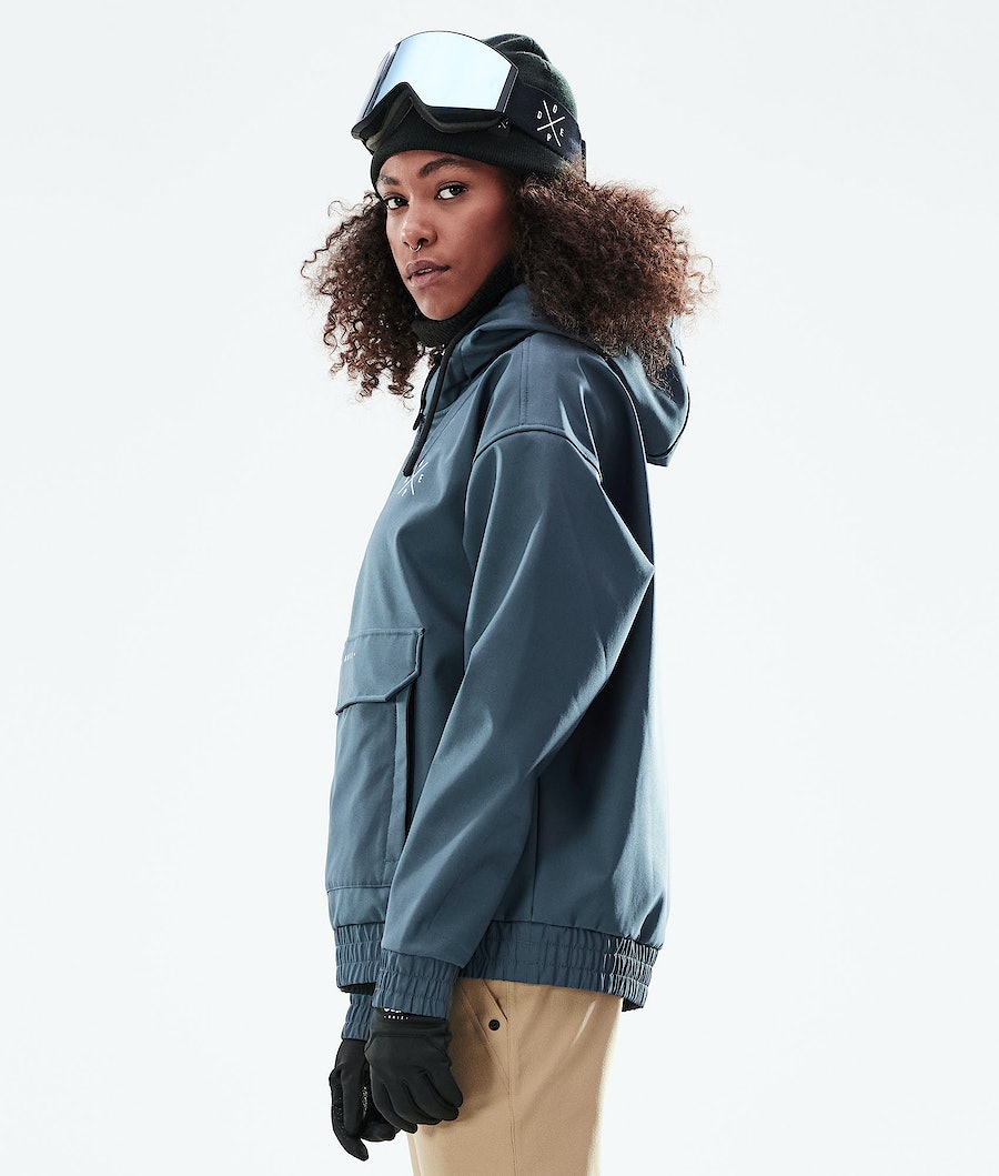 Dope Cyclone W 2021 Snowboardjacke Damen Blau | 217-EXMIBH