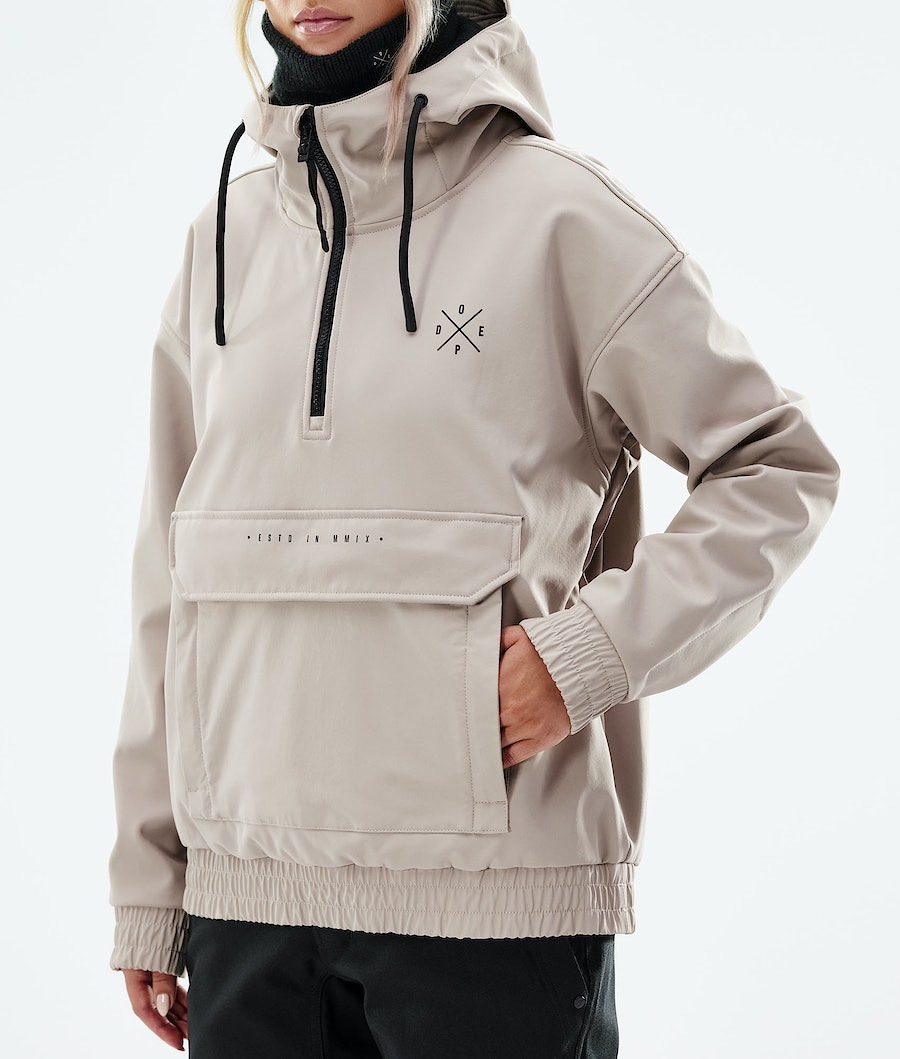Dope Cyclone W 2021 Snowboardjacke Damen Braun | 869-HKXCWI