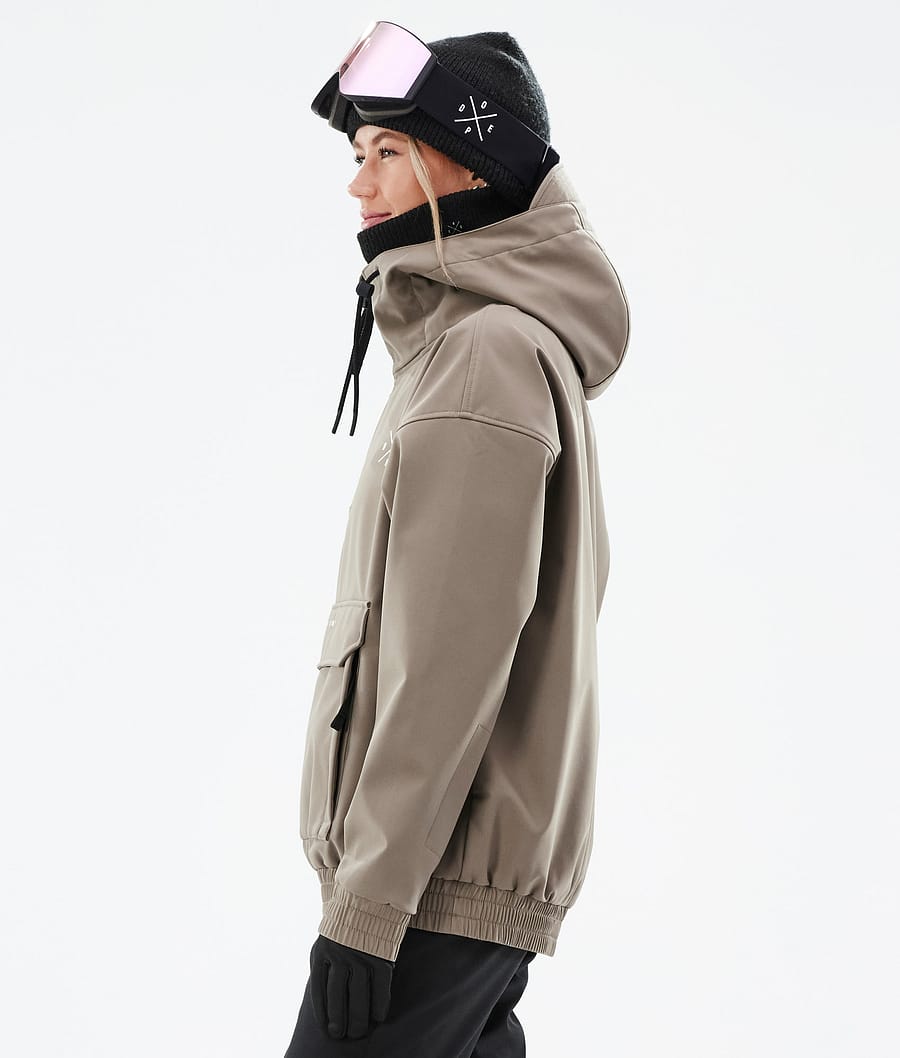 Dope Cyclone W Snowboardjacke Damen Tiefesbraun | 512-BPRTIL