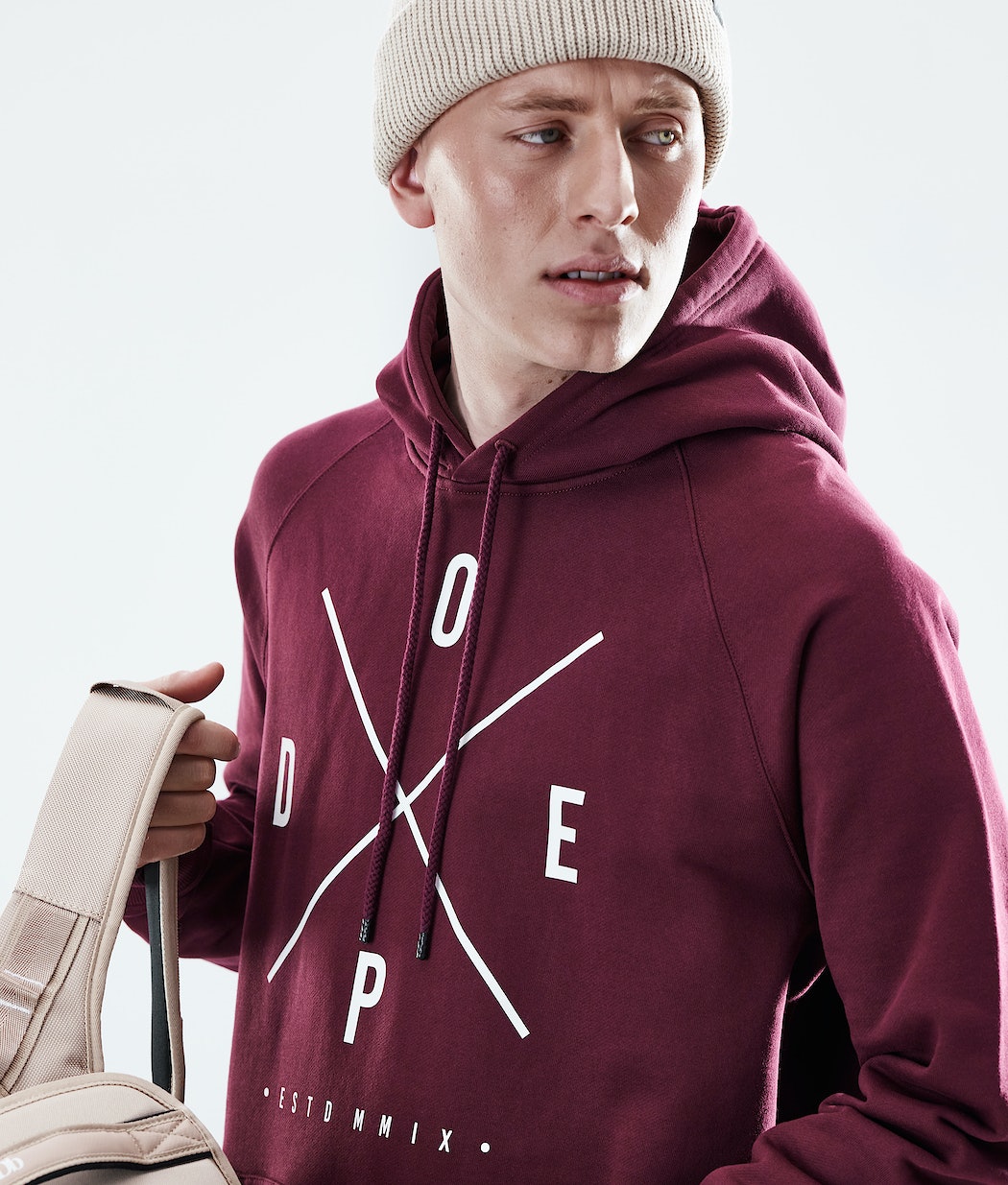 Dope Daily 2X-UP Hoodie Herren Bordeaux | 418-XJFUWK