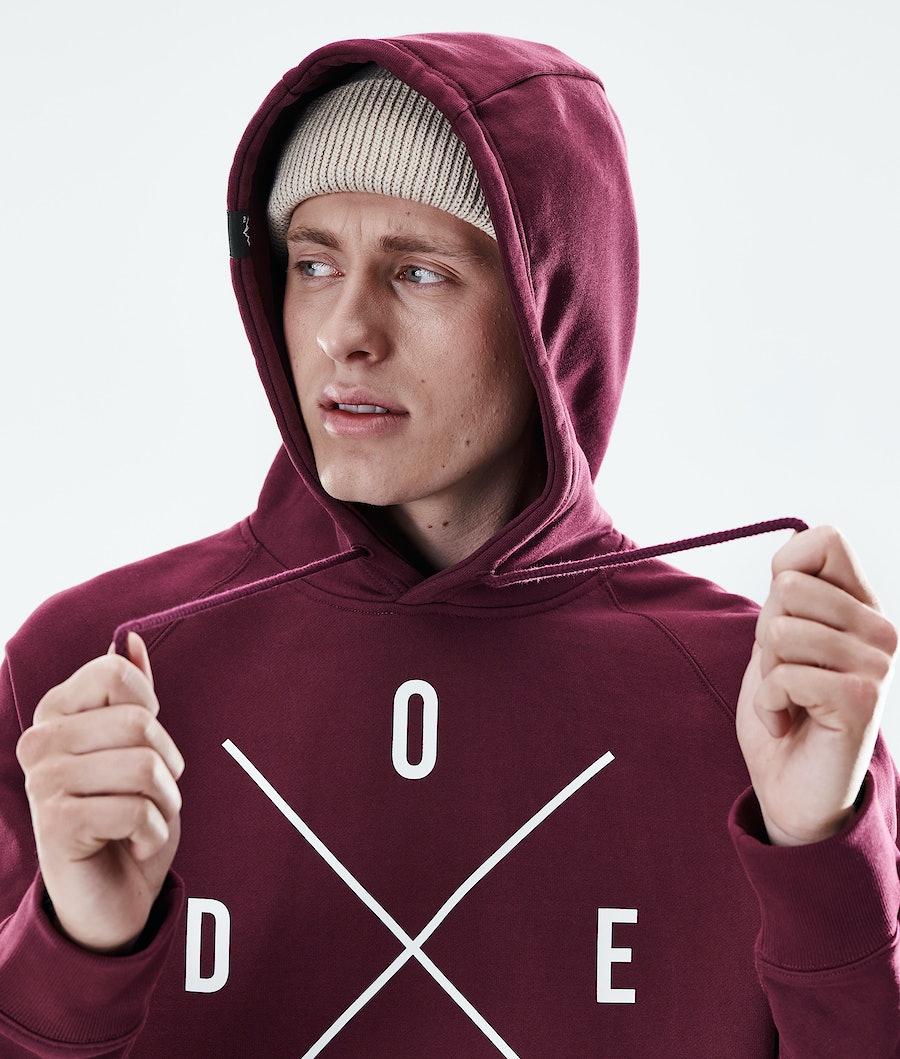 Dope Daily 2X-UP Hoodie Herren Bordeaux | 418-XJFUWK