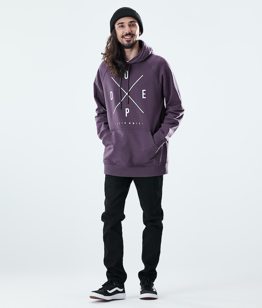 Dope Daily 2X-UP Hoodie Herren Lila | 763-FYDIBV